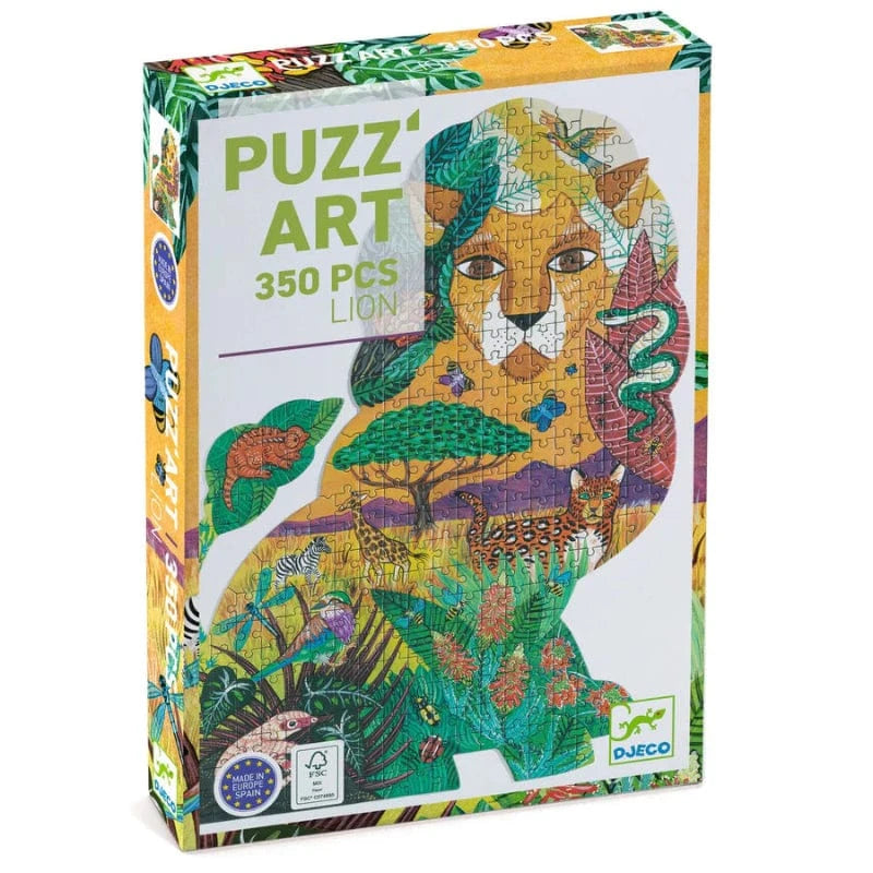 Djeco 300 Piece Puzzles Default Puzz'art Lion 350 Piece Puzzle UPC