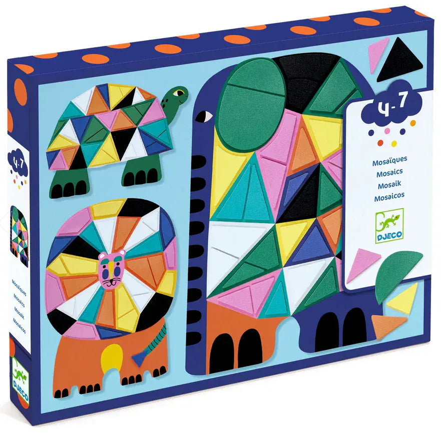 Djeco Art & Craft Activity Kits Africa Mosaics Collage Craft Kit