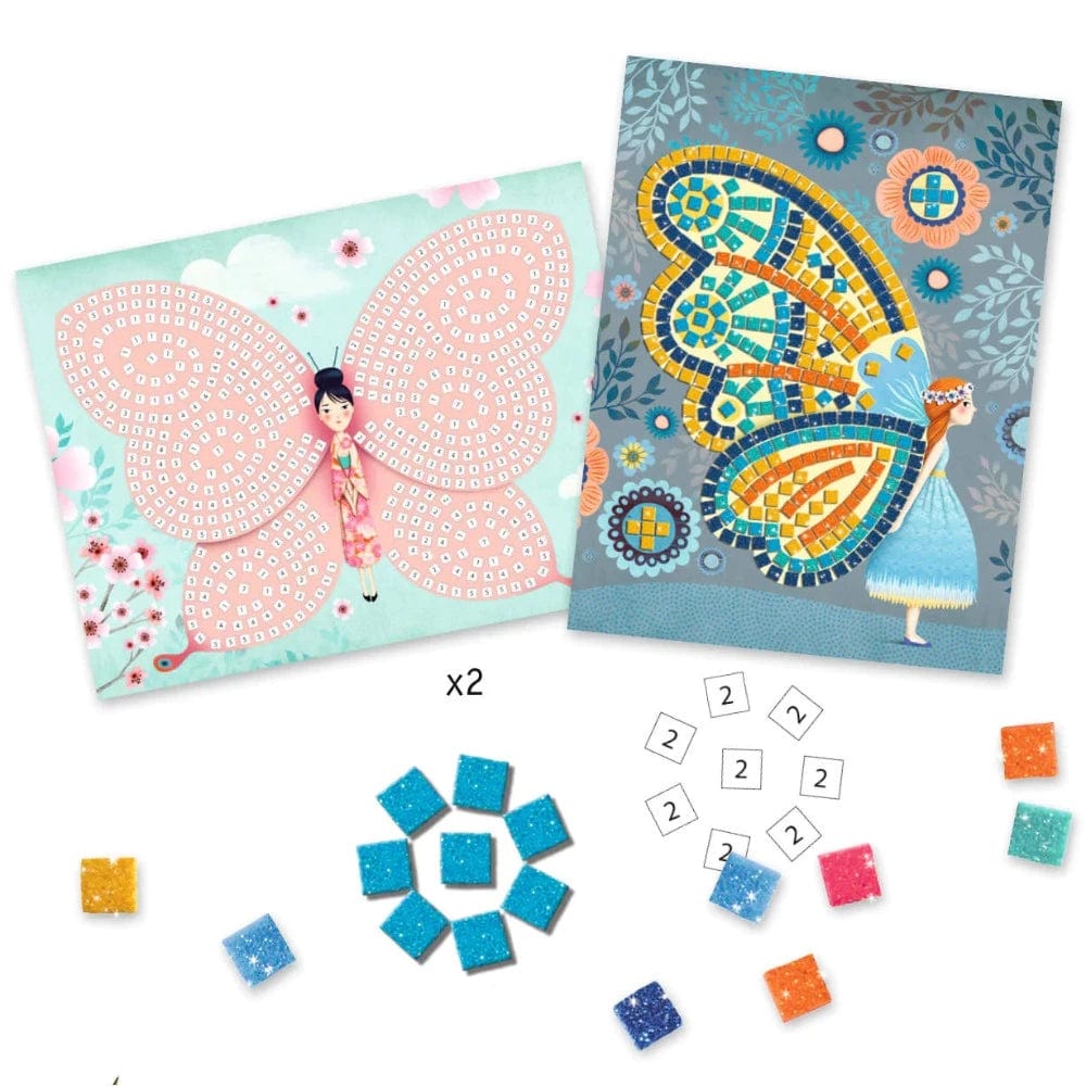 Djeco Art & Craft Activity Kits Butterfly Mosaics