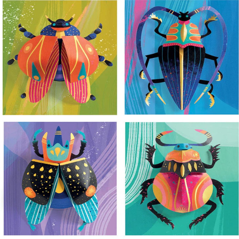 Djeco Art & Craft Activity Kits Default 3D Paper Bugs Creation