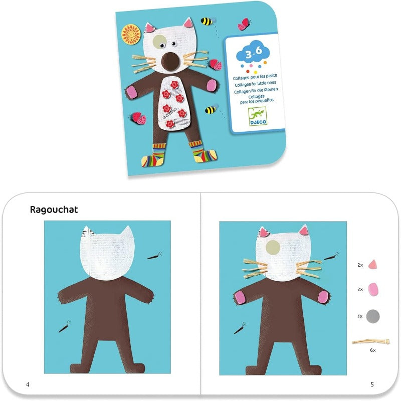 Djeco Art & Craft Activity Kits Default Collages for Little Ones