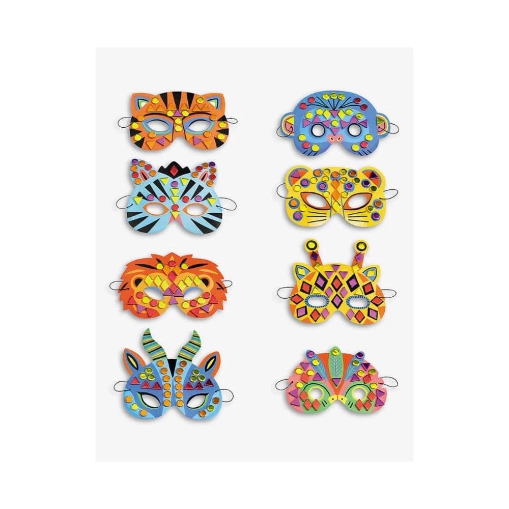 Djeco Art & Craft Activity Kits Default DIY Jungle Animal Masks