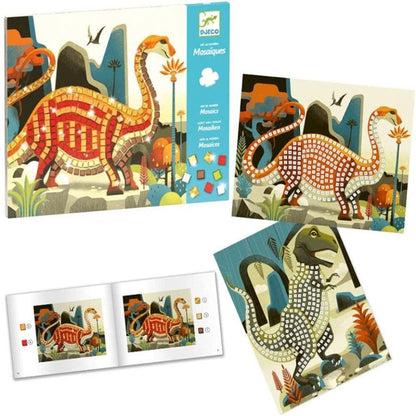 Djeco Art & Craft Activity Kits Dinosaur Mosaics