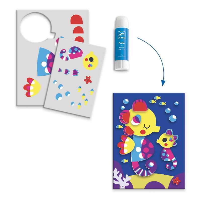 Djeco Art & Craft Activity Kits Multi-Activity Kit - Seaside Delights