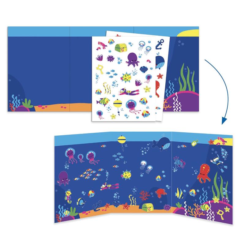 Djeco Art & Craft Activity Kits Multi-Activity Kit - Seaside Delights