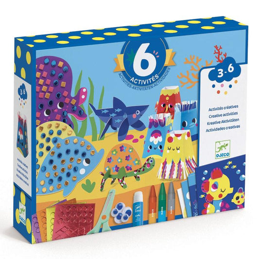 Djeco Art & Craft Activity Kits Multi-Activity Kit - Seaside Delights