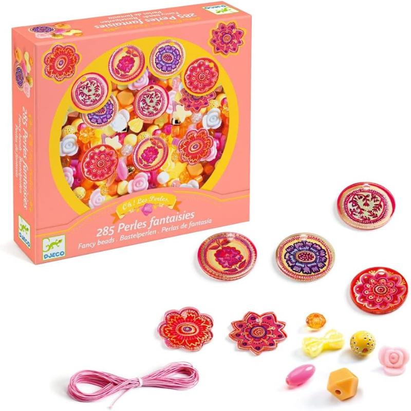 Djeco Art & Craft Jewelry Activity Kits Default Beads & Jewelry Kit - Flowers