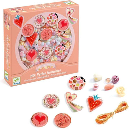 Djeco Art & Craft Jewelry Activity Kits Default Beads & Jewelry Kit - Hearts