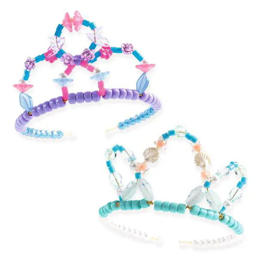 DJECO Bead Art & Craft Kits Blue Duo Bead Tiara