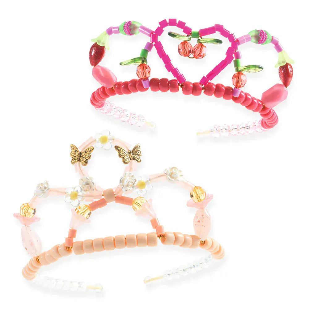 DJECO Bead Art & Craft Kits Pink Duo Bead Tiara