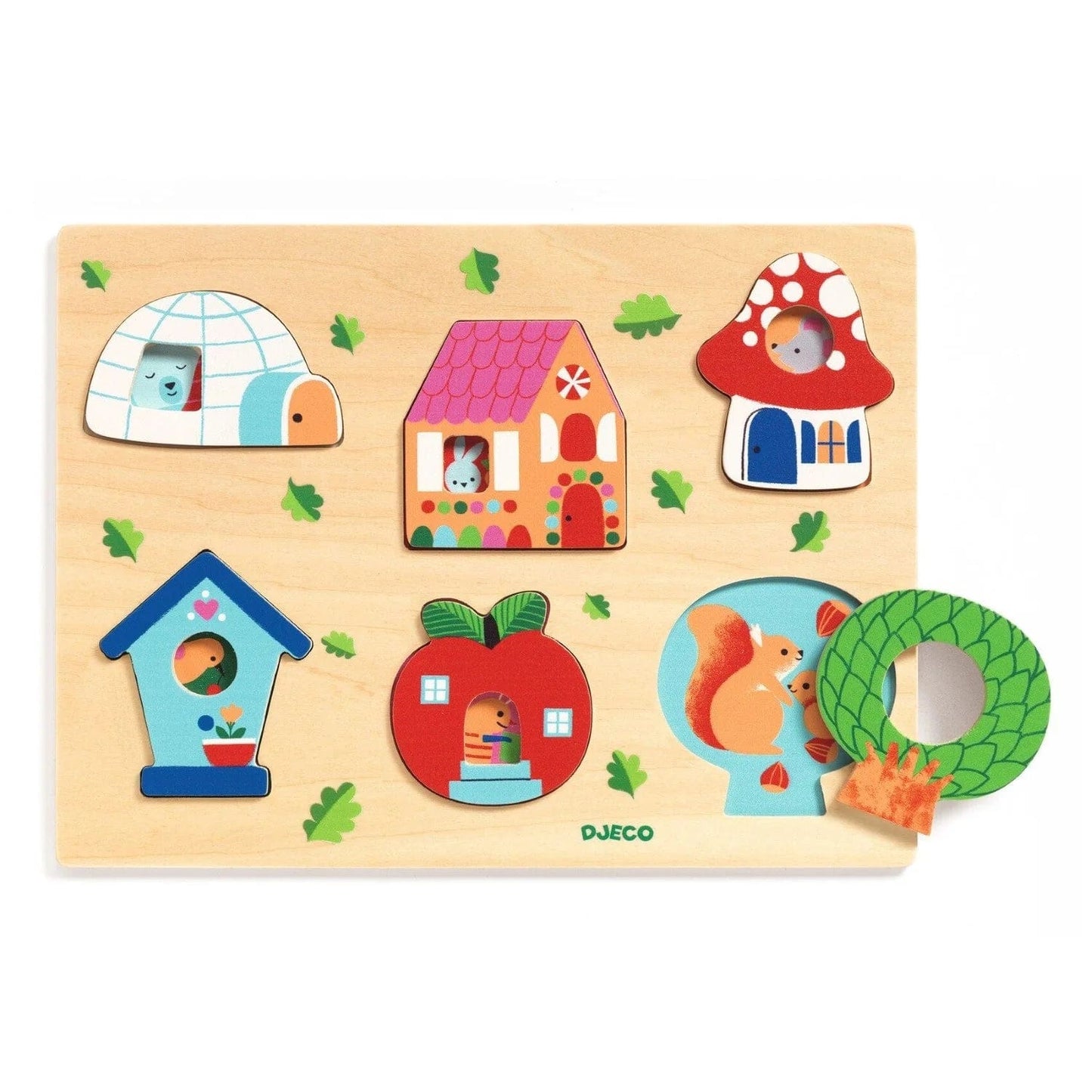 Djeco Chunky Puzzles Default Coucou-House Wood Puzzle