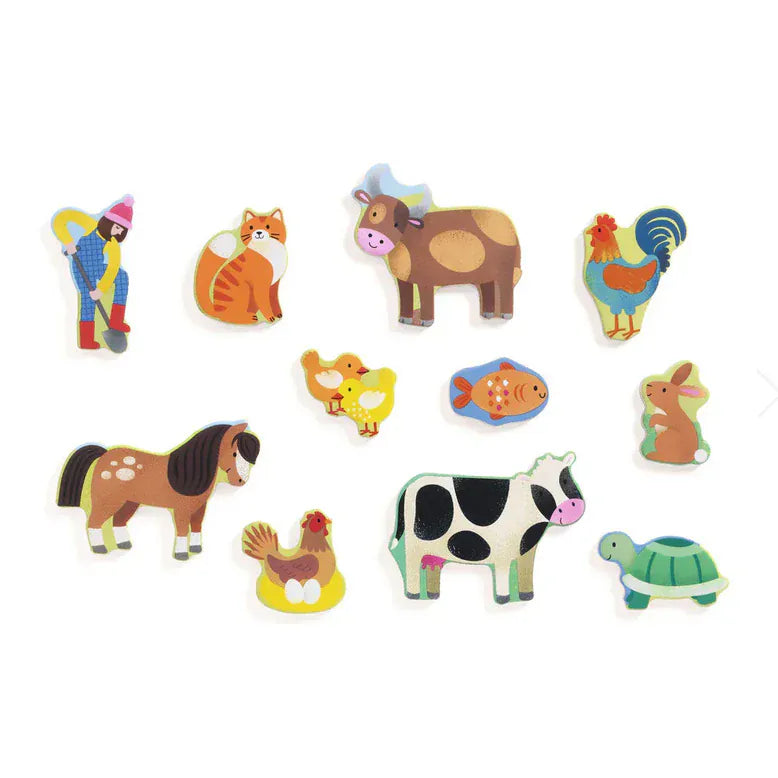 Djeco Chunky Puzzles Puzzlo Farm Wooden Puzzle