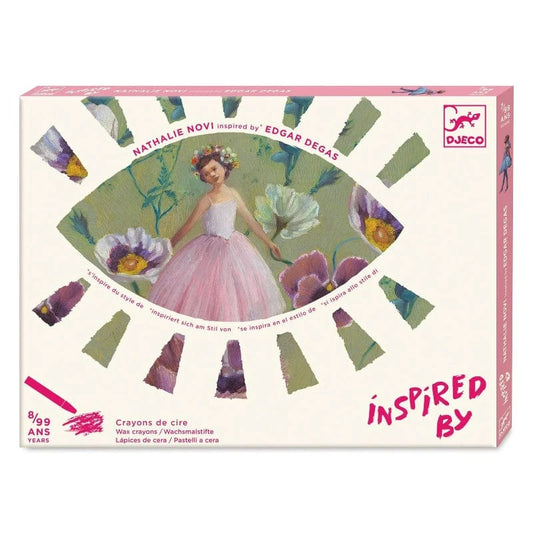 Djeco Coloring & Painting Kits Default Inspired by Degas - The Ballerina Wax Crayons Kit