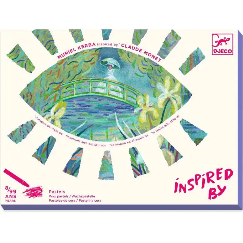 Djeco Coloring & Painting Kits Default Inspired by Monet - On the Water Lily Pond Art Kit