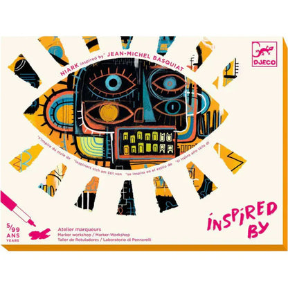 Djeco Coloring & Painting Kits Inspired by Basquiat Art Kit