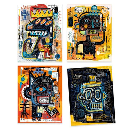 Djeco Coloring & Painting Kits Inspired by Basquiat Art Kit
