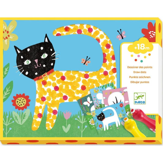 Djeco Coloring & Painting Kits Small Dot World Painting