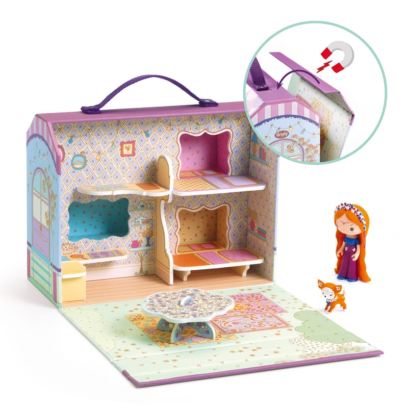 Djeco Doll Playsets Tinyly Bluchka & Indie House