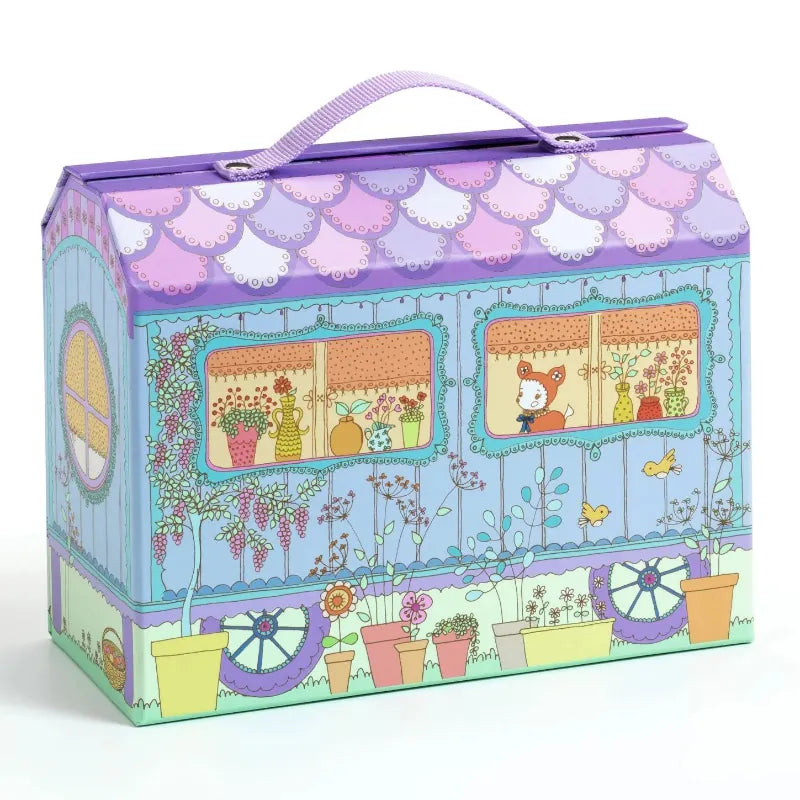 Djeco Doll Playsets Tinyly Bluchka & Indie House