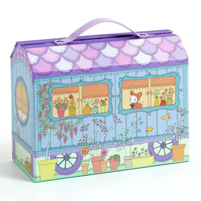 Djeco Doll Playsets Tinyly Bluchka & Indie House