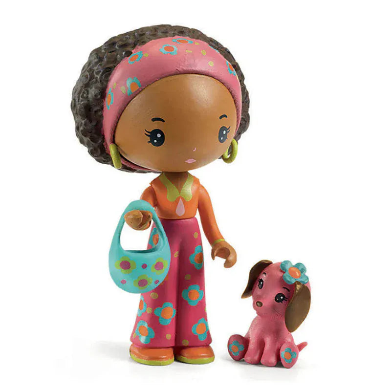 Djeco Dolls Tinyly Figure - Poppy & Nouky