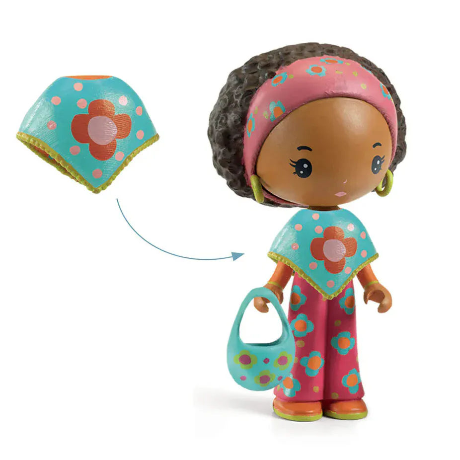Djeco Dolls Tinyly Figure - Poppy & Nouky