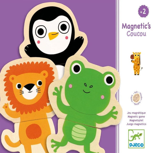 Djeco Educational Play Default Coucou Mix Match Animal Magnets