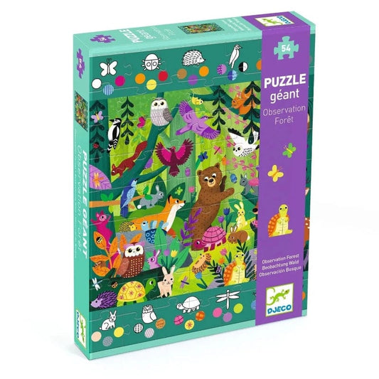 Djeco Floor Puzzles Default Forest 54 Piece Giant Floor Puzzle