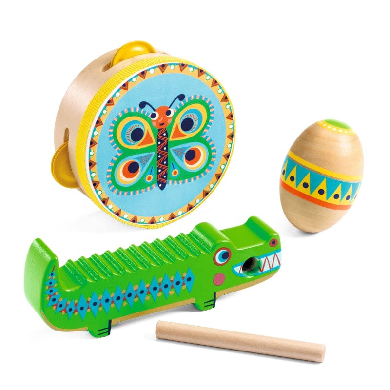 Djeco Music Default Animambo 3 Piece Percussion Set