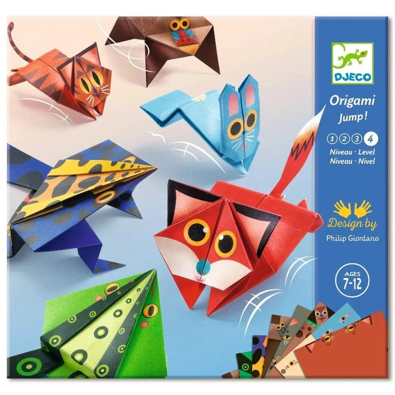 Djeco Origami Arts & Crafts Default Jumping Animals Origami