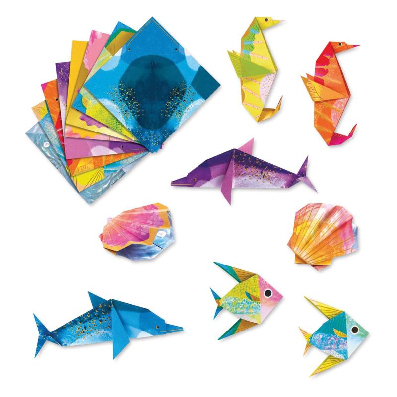 Djeco Origami Arts & Crafts Default Sea Creatures Origami