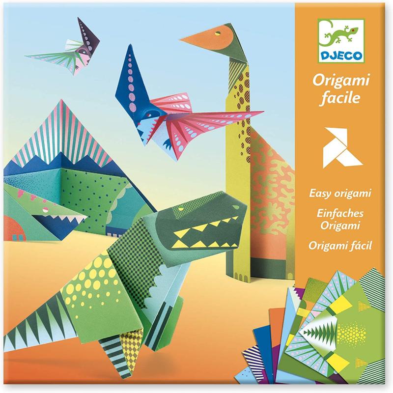 Djeco Origami Arts & Crafts Dinosaurs Origami