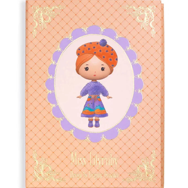 Djeco Paper Dolls Tinyly Miss Lilyruby Stickers