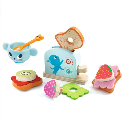 Djeco Pretend Food & Cooking Toys Default Kitten's Breakfast Play Set