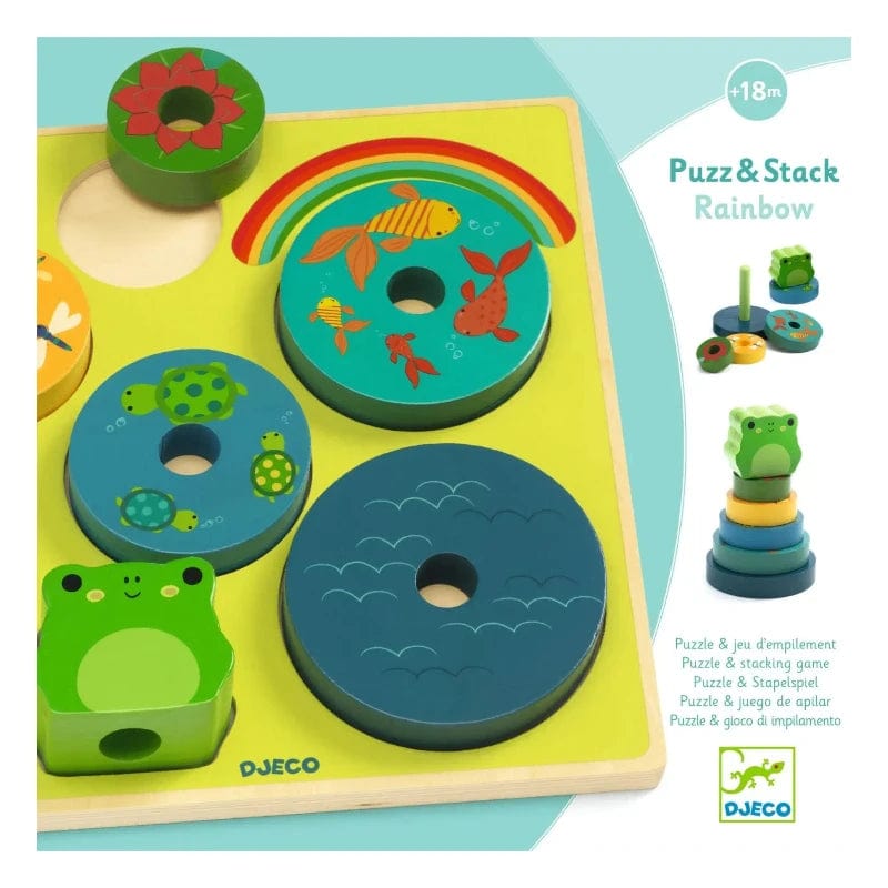 Djeco Stack and Nest Toys Default Puzz & Stack Rainbow