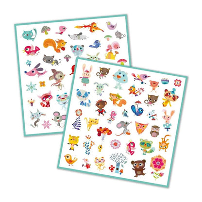 Djeco Stickers Default Animal Sticker Sheets