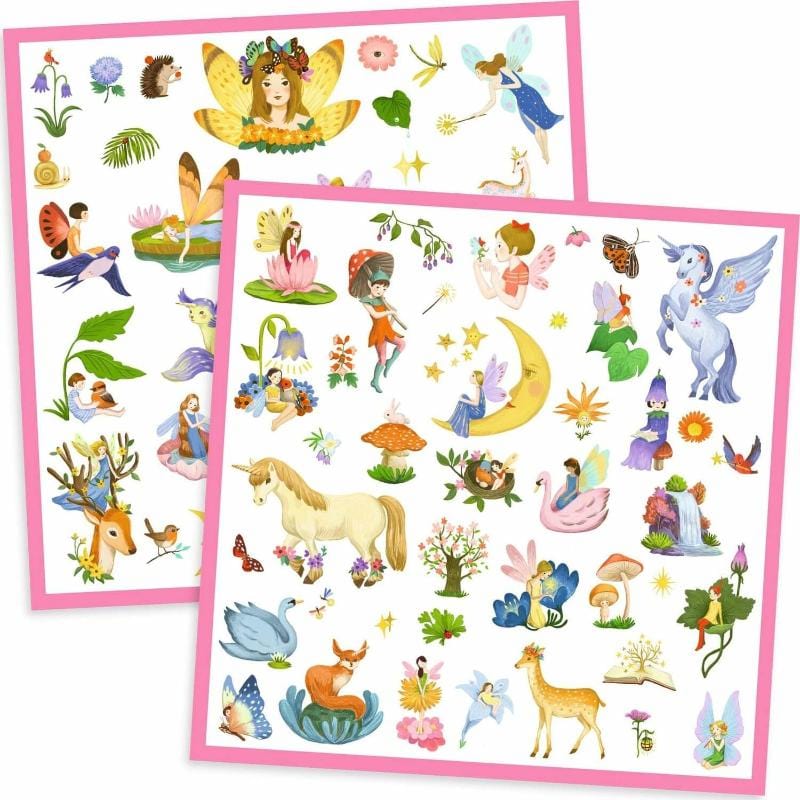 Djeco Stickers Default Fantasy Sticker Sheets