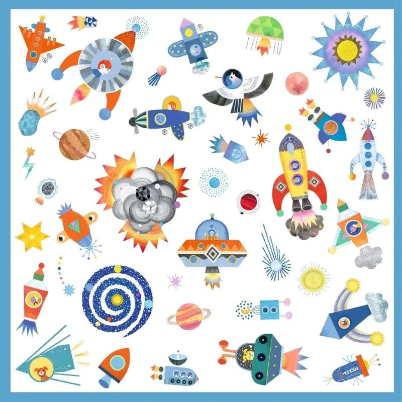 Djeco Stickers Default Interstellar Sticker Sheets