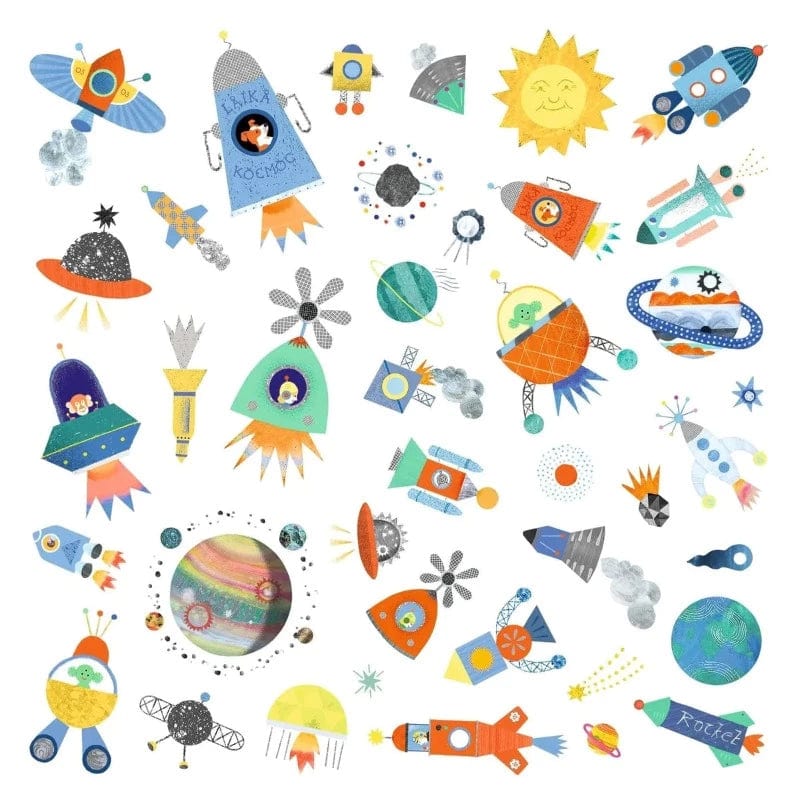 Djeco Stickers Default Interstellar Sticker Sheets