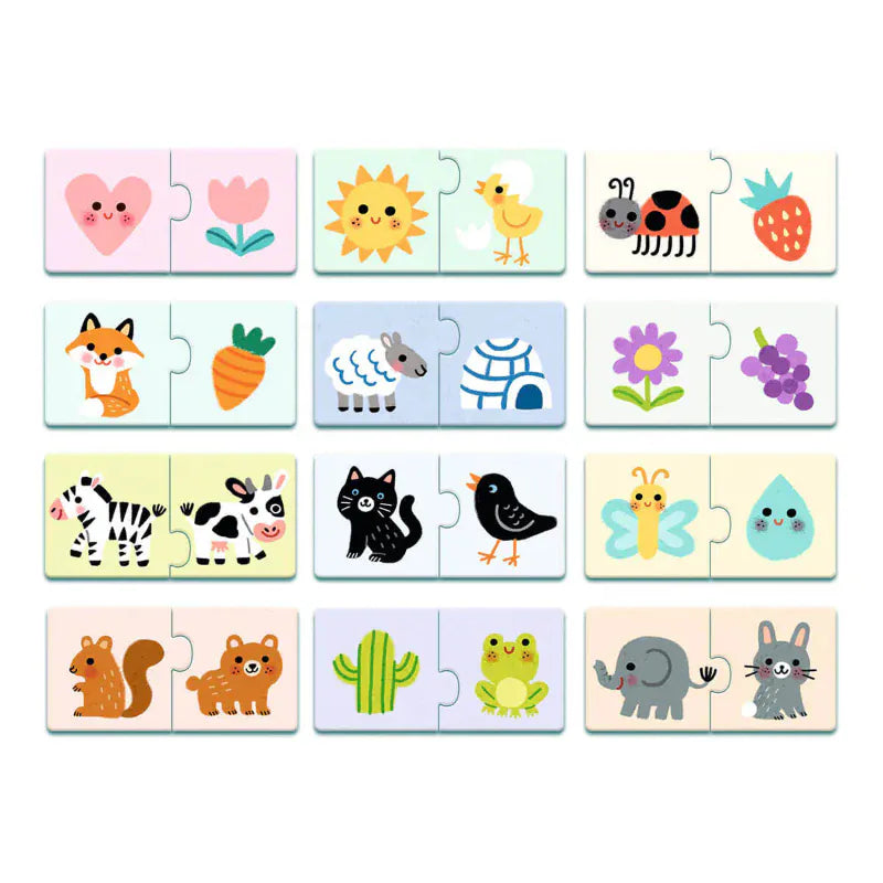 Djeco Under 100 Piece Puzzles Colors Puzzle Duo