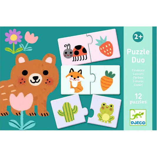 Djeco Under 100 Piece Puzzles Colors Puzzle Duo