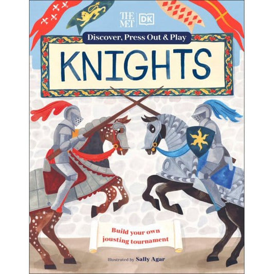 DK Children Hardcover Books Default The Met Knights Discover, Press Out & Play