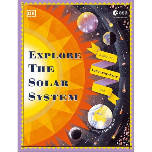 DK Children Hardcover Books Explore the Solar System (A Fold-Out, Lift-the-Flap Book)