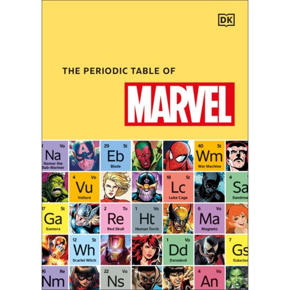 DK Children Hardcover Books The Periodic Table of Marvel