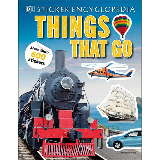DK Children Sticker Books Default Sticker Encyclopedia: Things That Go
