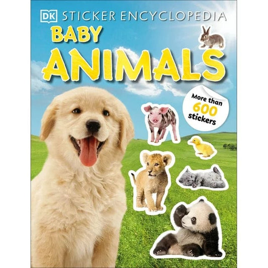 DK Children Sticker Books Sticker Encyclopedia: Baby Animals