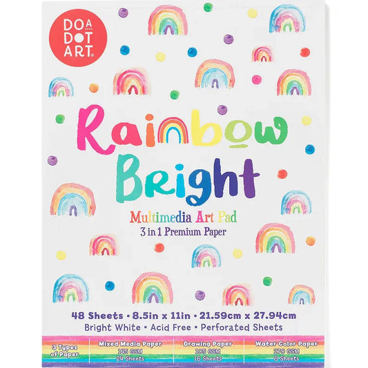 Do A Dot Art & Craft Activity Kits Rainbow Bright Multimedia Art Pad