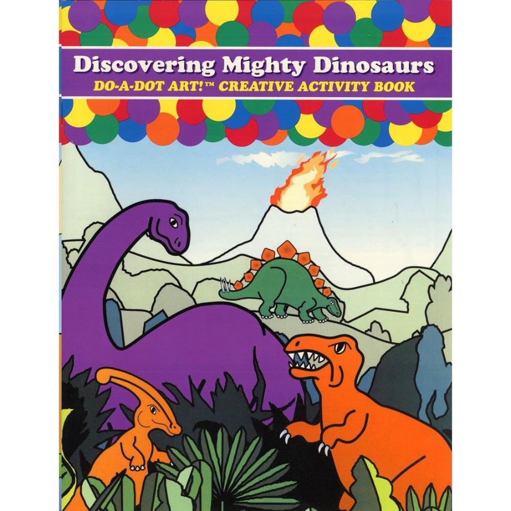 Do A Dot Coloring & Painting Books Do-a-Dot Coloring Book - Discovering Mighty Dinosaurs