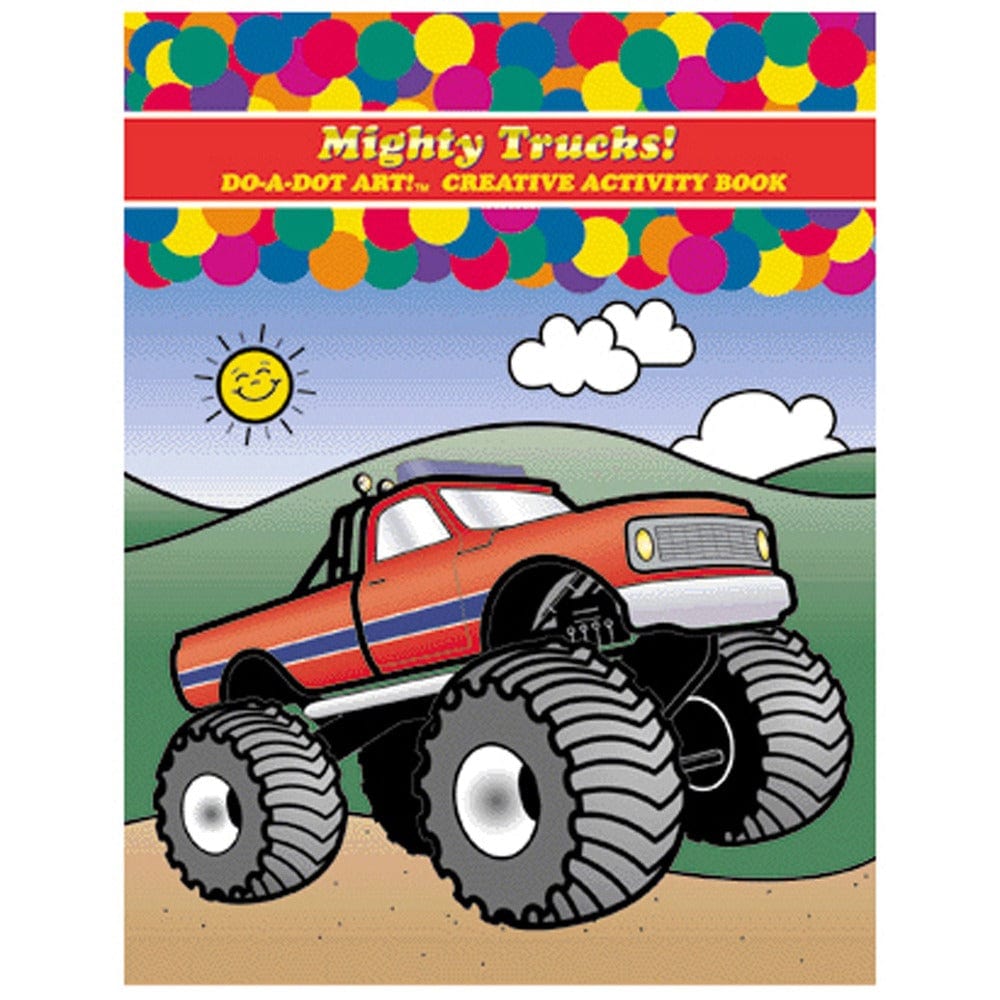 Do A Dot Coloring & Painting Books Do-a-Dot Coloring Book - Mighty Trucks