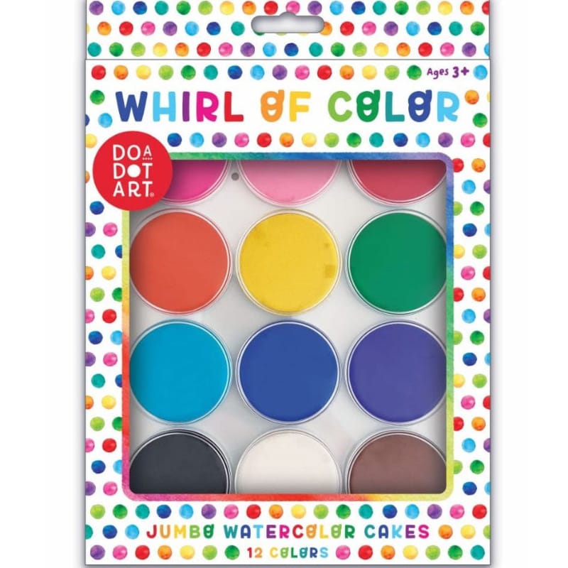 Do A Dot Coloring & Painting Kits Whirl of Color Watercolor Cakes